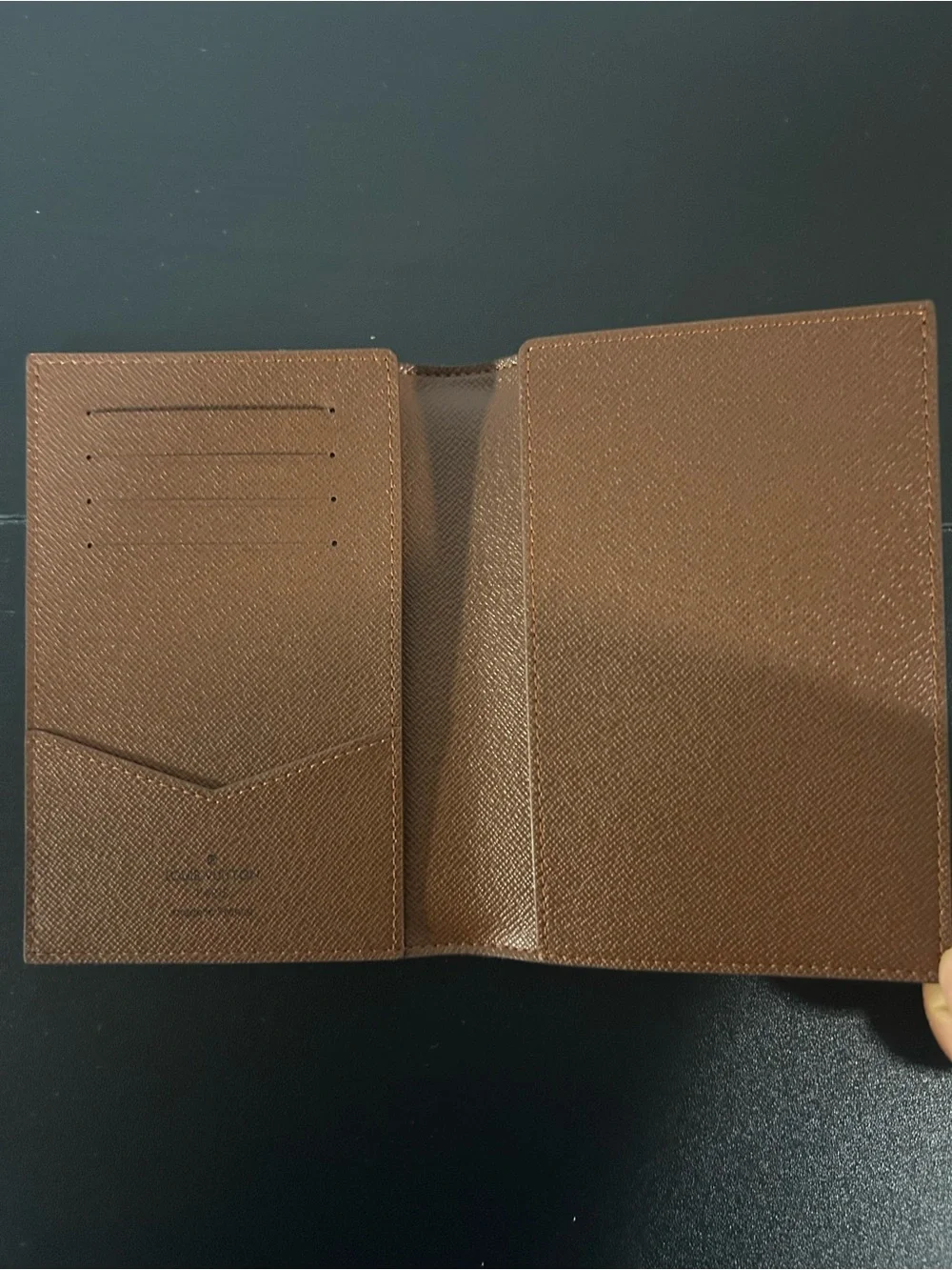 Louis Vuitton Brown Monogram Canvas Passport Cover